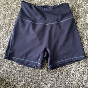 Alphalete Women's Dark Blue Bike Shorts